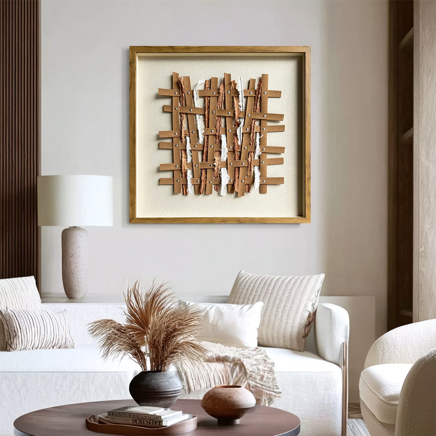 brown texture wall art brown abstract art leather wall decor painting