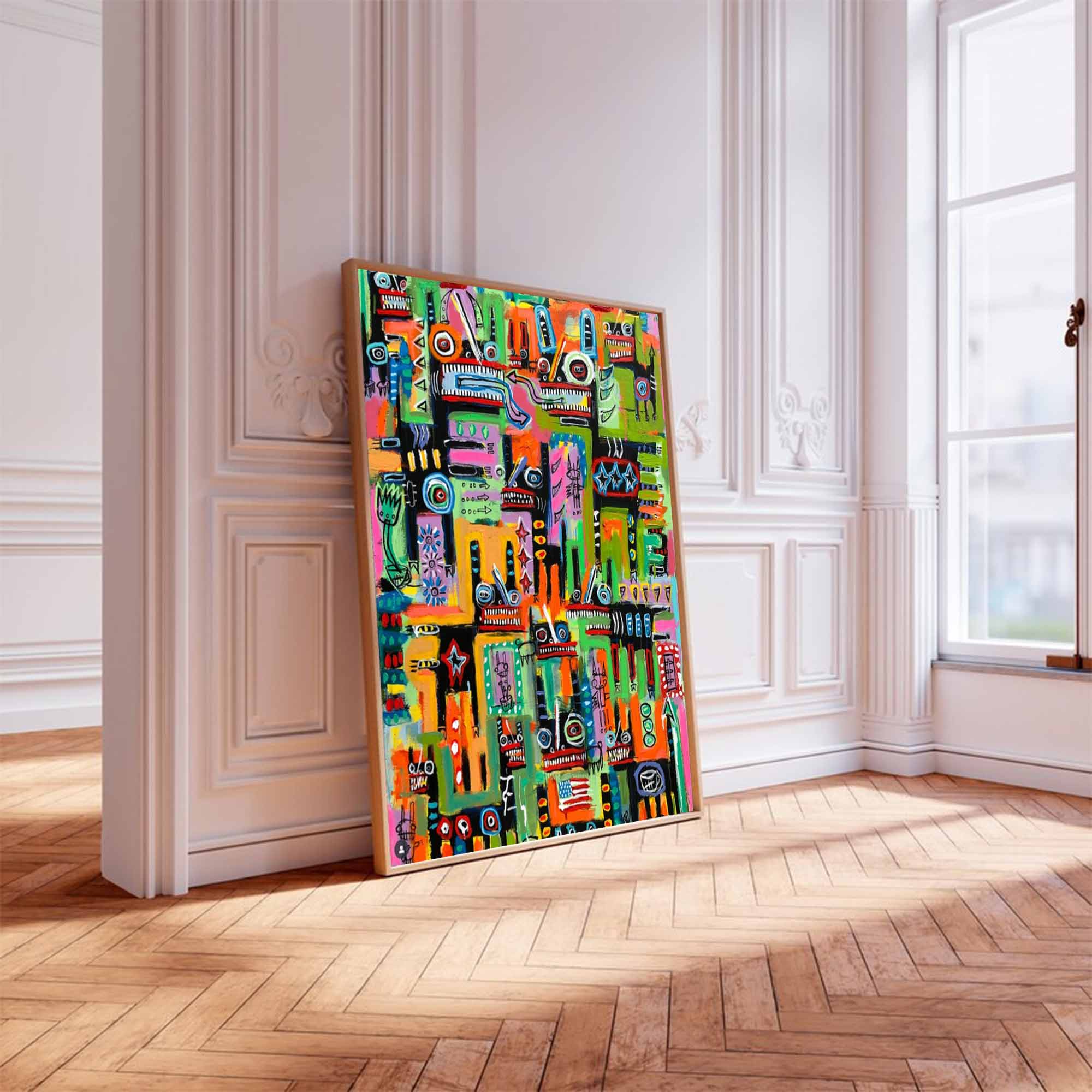 Colorful abstract art #FS016