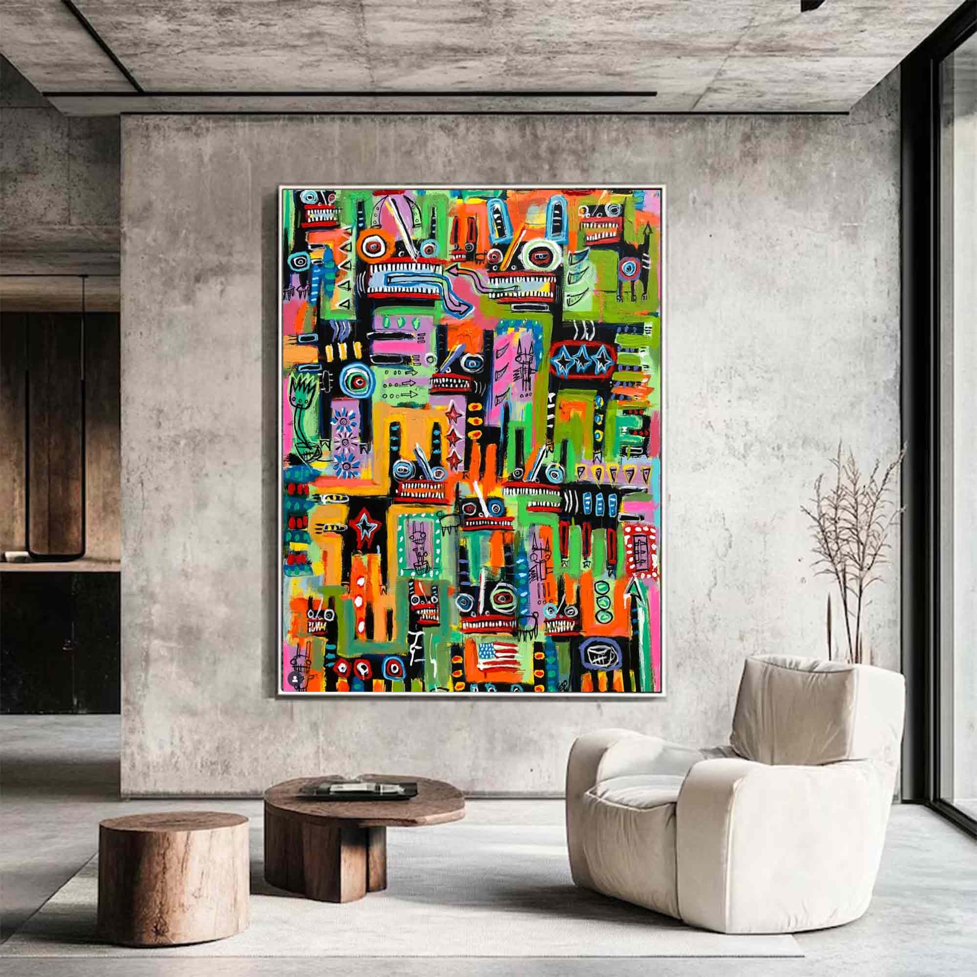 Colorful abstract art #FS016