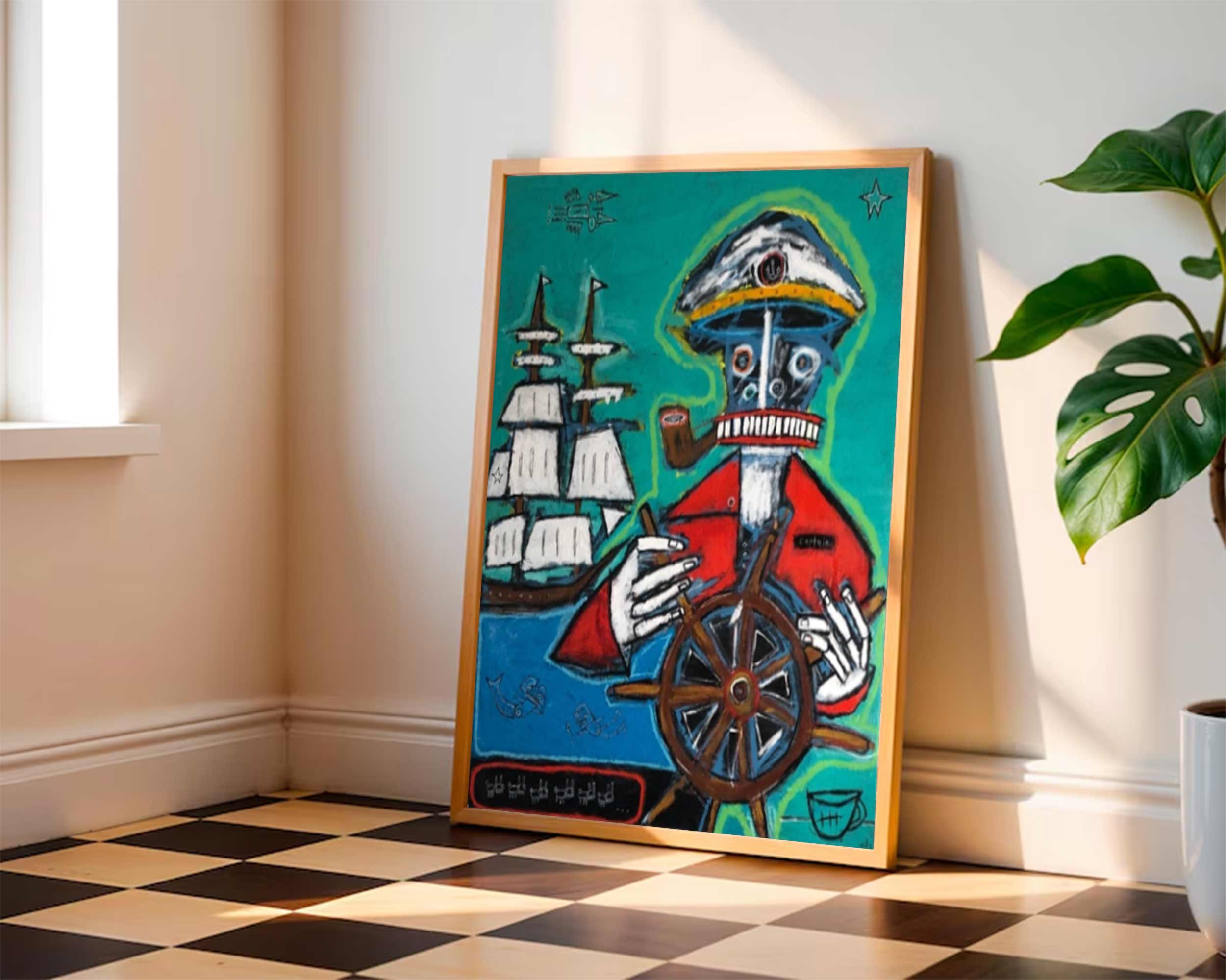 Modern Graffiti Style Art Colorful Pop Art Street Graffiti painting