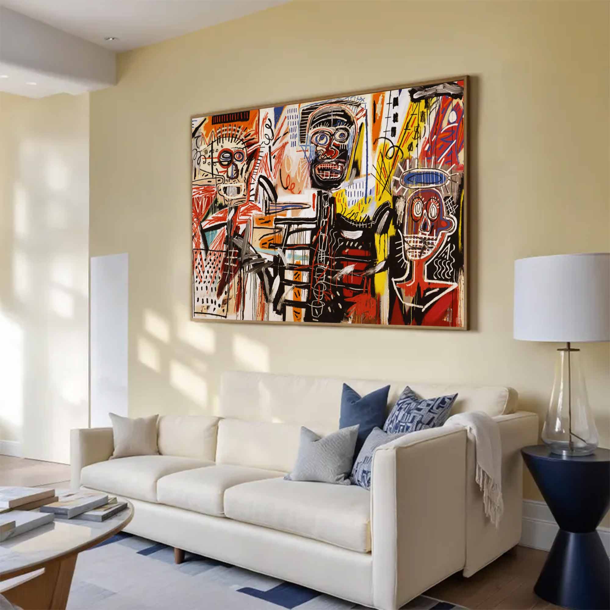 Modern Graffiti Style Art Red Pop Art Red Street Graffiti painting