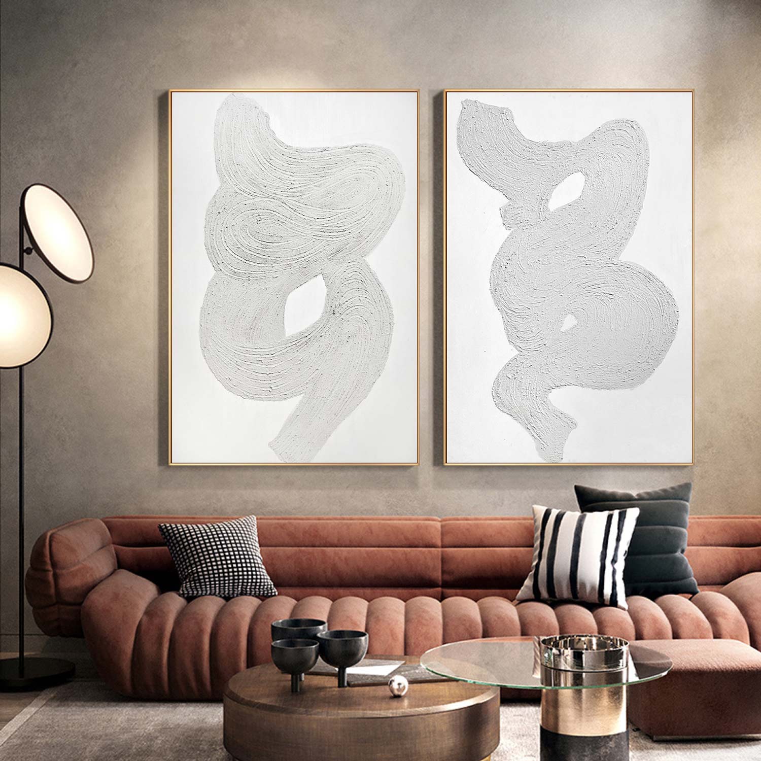Set of 2 wall art #S009