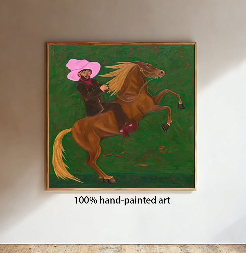 Horse Wall Art Tasteful Horse Decor Equestrians Gift Horse Original Art