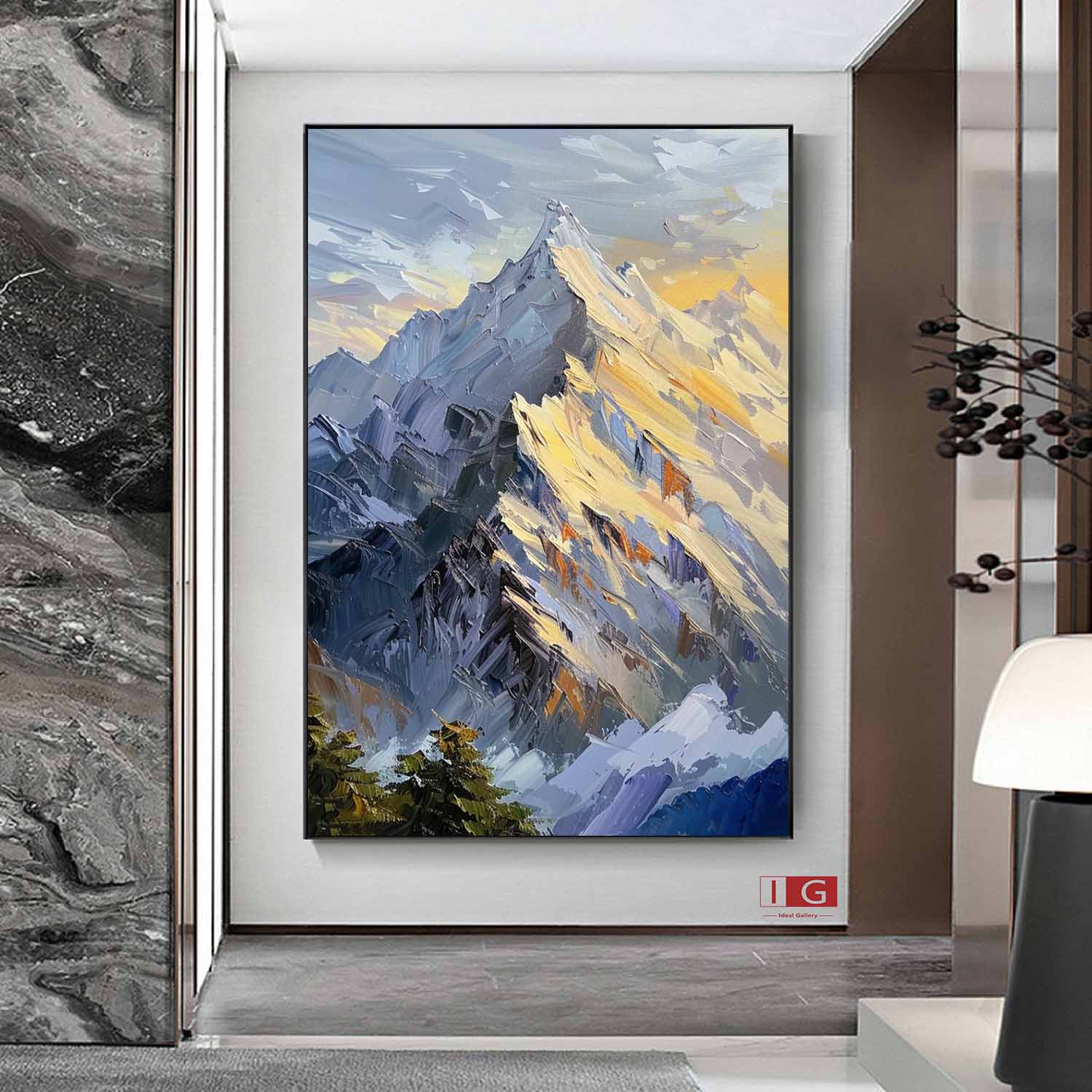 mount fuji painting mountain painting mountain landscape art mountain artwork