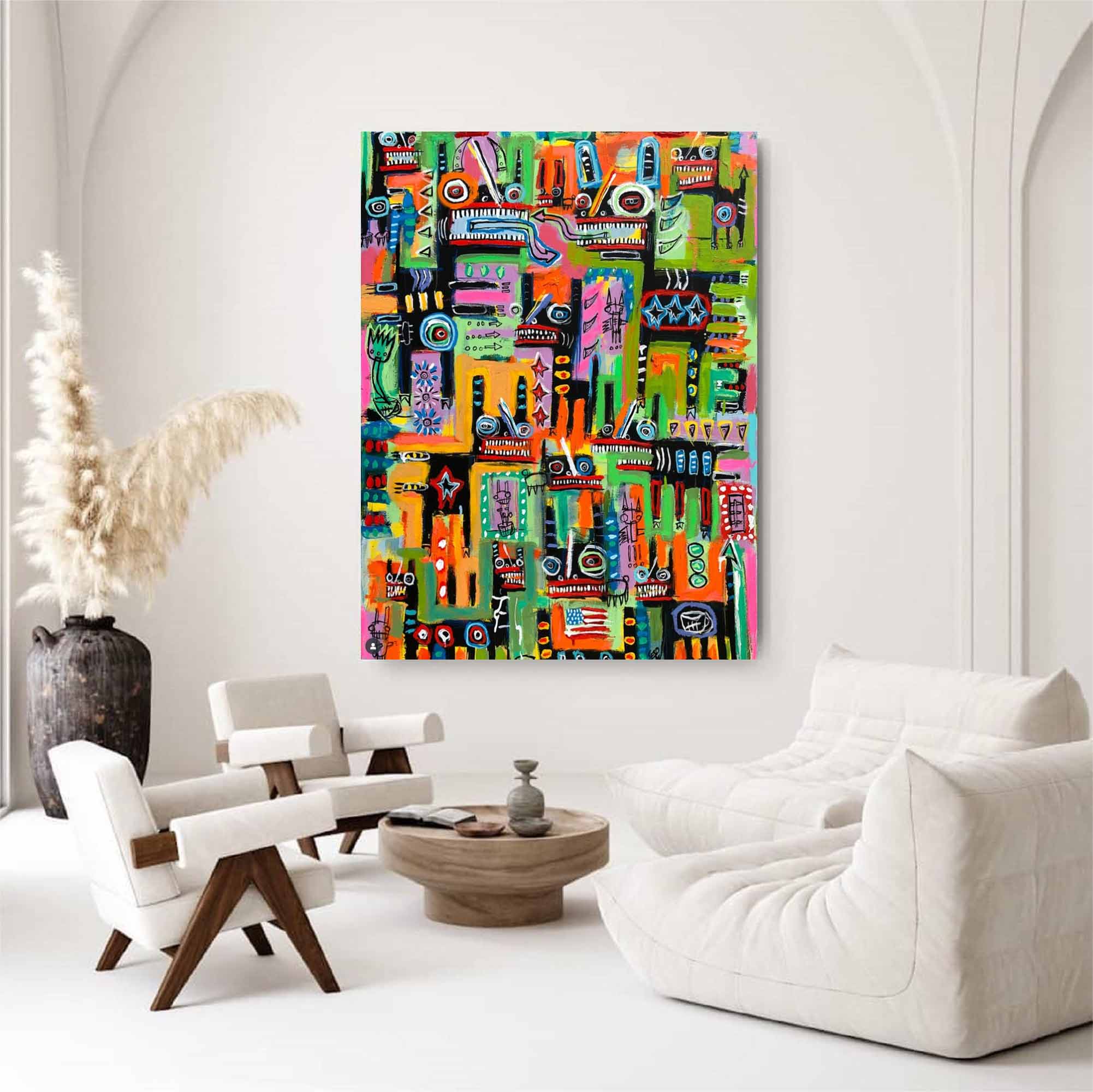 Colorful abstract art #FS016