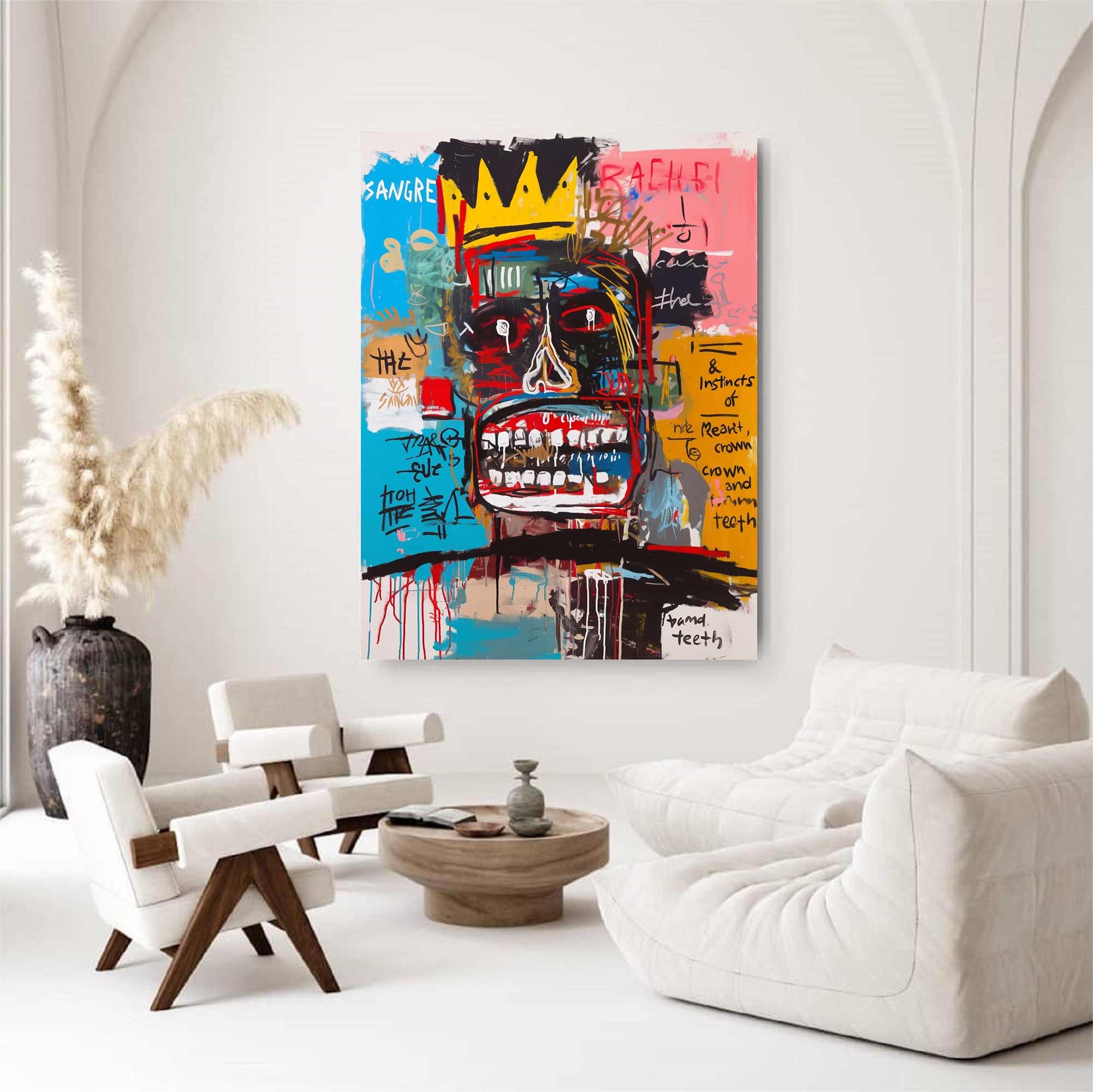 Colorful Pop Art Street Graffiti painting Abstract Portrait Painting