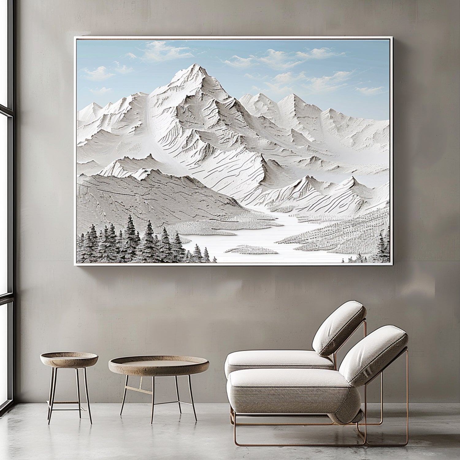 mountain wall art Large mountain artwork Large mount paintings mountain landscape art