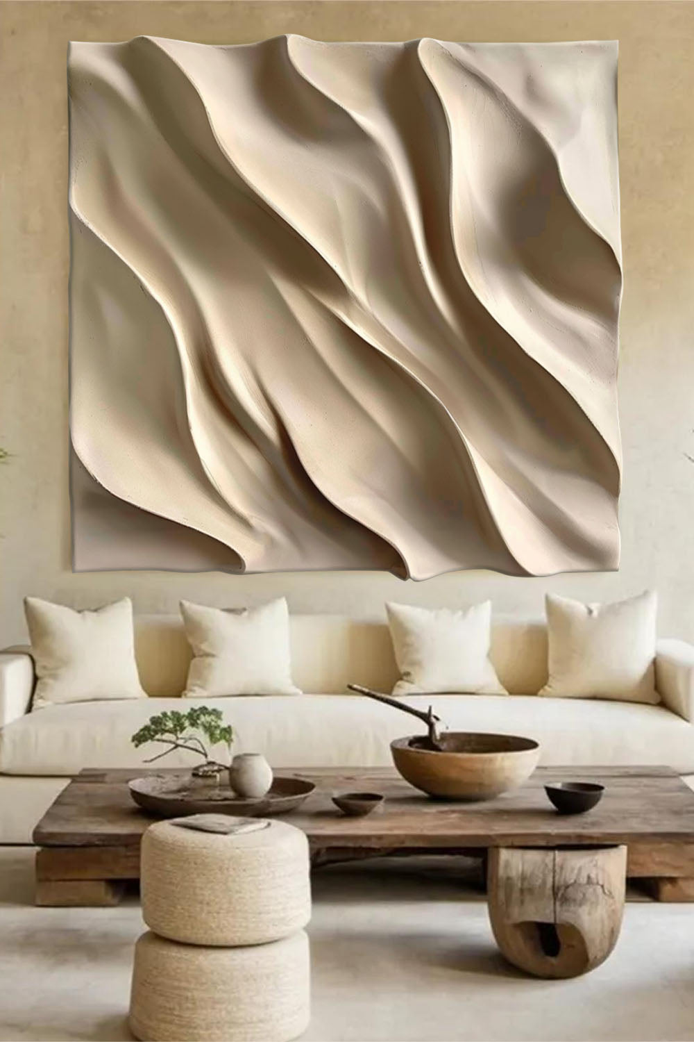 Sculptured art Painting Wood carving wall art Wood Textured Wall Decor