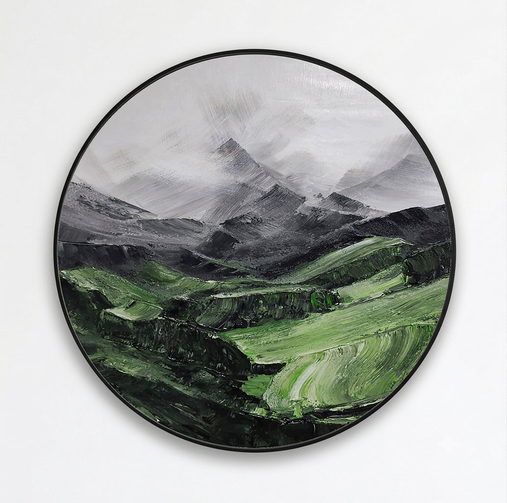Circular painting #C013
