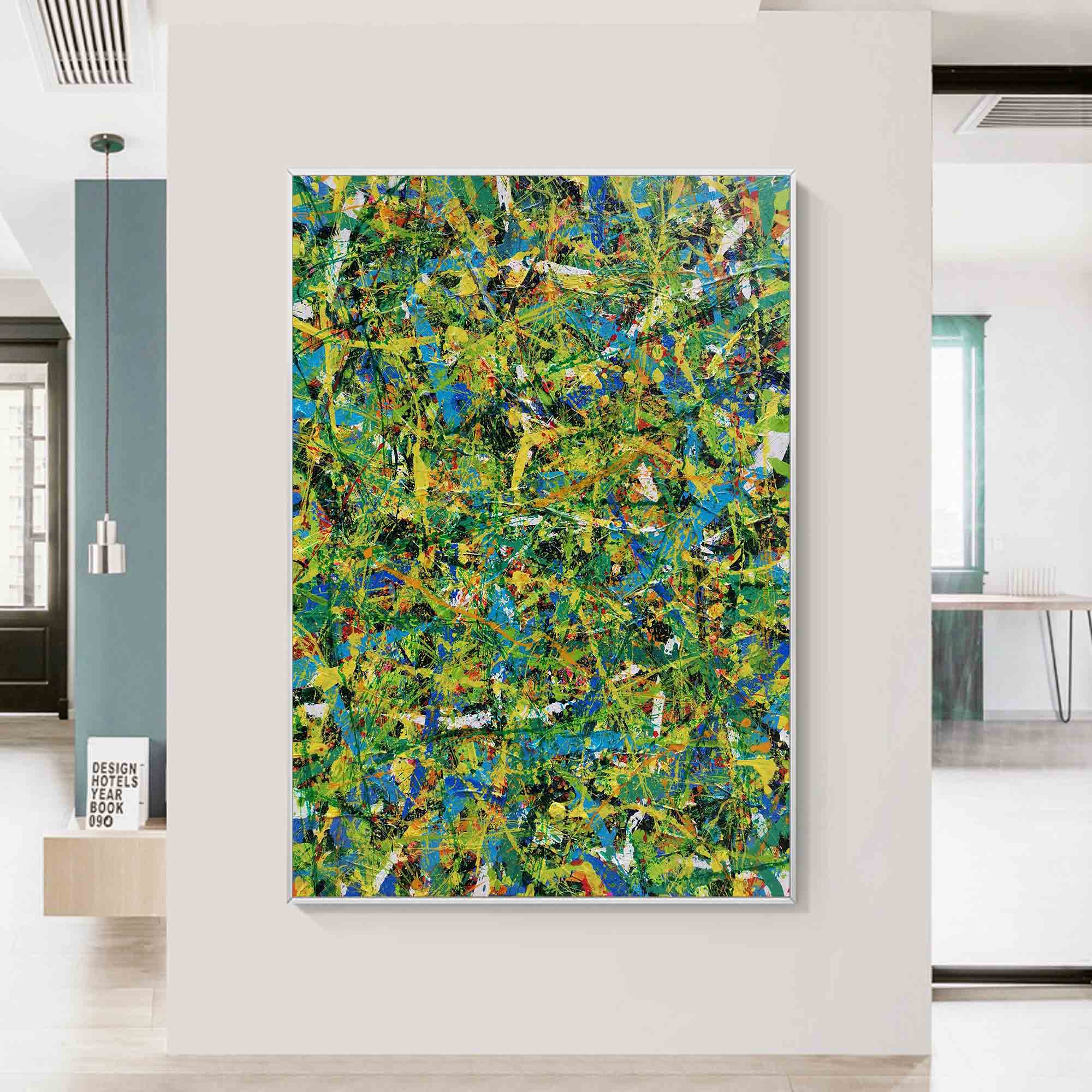 Pollock style art #S004