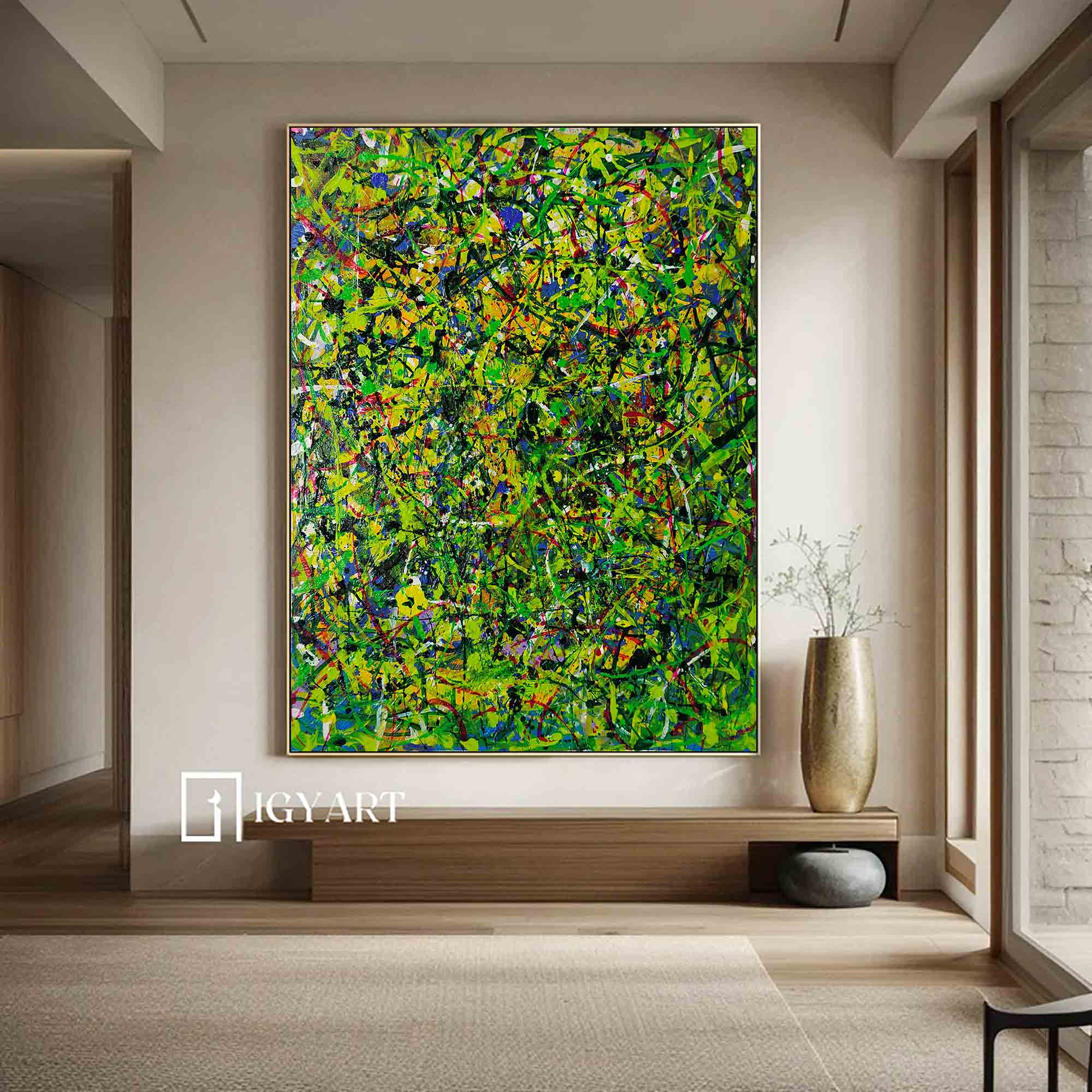 Pollock style art