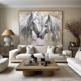 horse oil painting Horse Oil Painting animal wall art Horse Wall Art Personalized Gifts