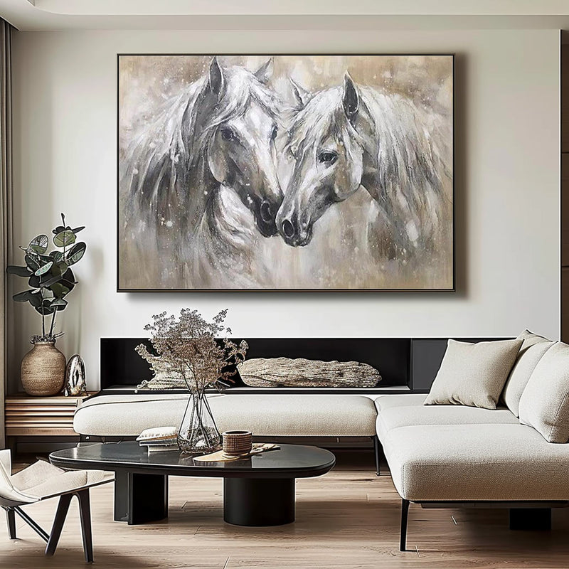 horse oil painting Horse Oil Painting animal wall art Horse Wall Art Personalized Gifts