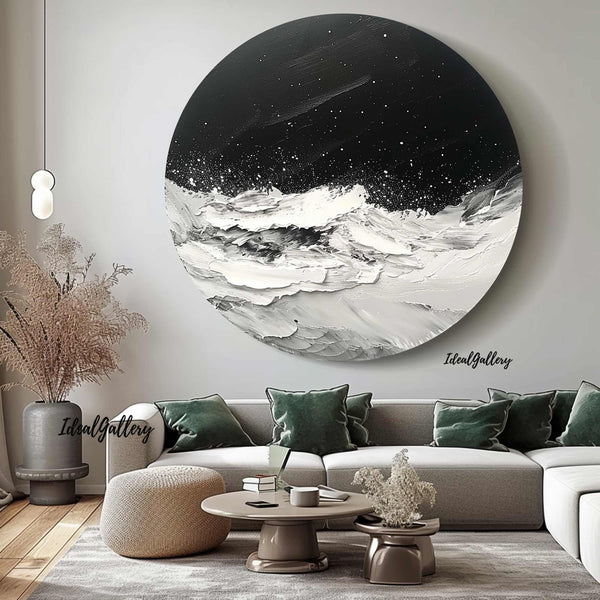 Circular painting #C043