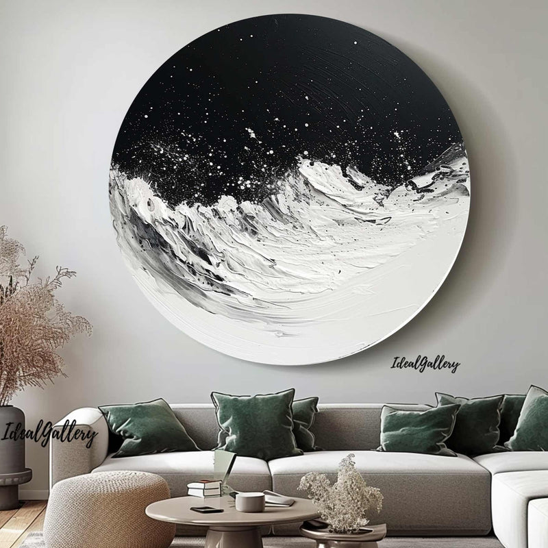 Circular painting #C042