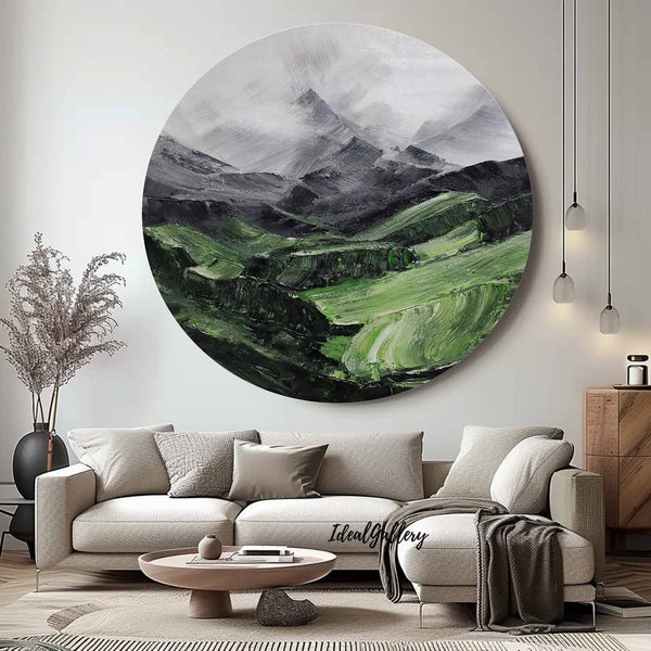 Circular painting #C013