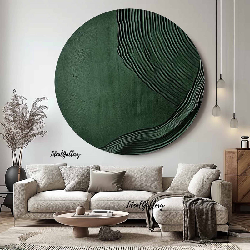 Circular painting #C041