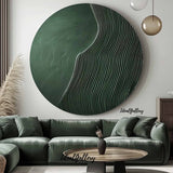 Circular painting #C039