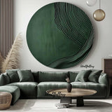 Circular painting #C041