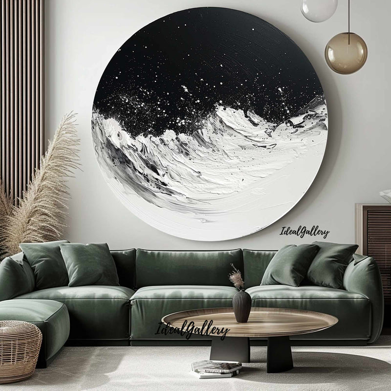 Circular painting #C042