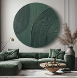 Circular painting #C017