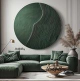 Circular painting #C039