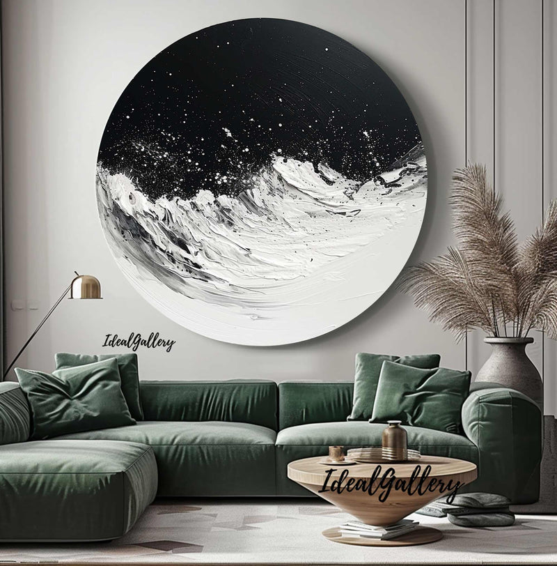 Circular painting #C042