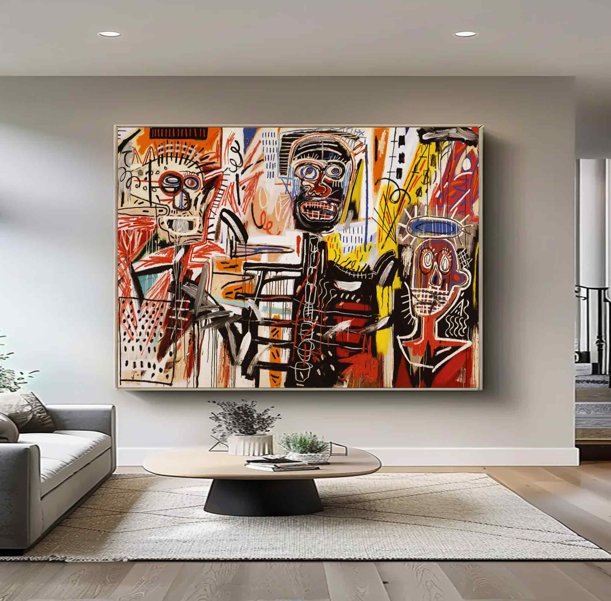 Modern Graffiti Style Art Red Pop Art Red Street Graffiti painting