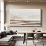 Beige landscape abstract art Beige abstract painting brown and Beige wall art brown and Beige landscape painting