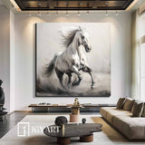 Horse Abstract Painting Running Horse Painting Personalized Gifts Animal Painting Horse Painting Horse Oil Painting 