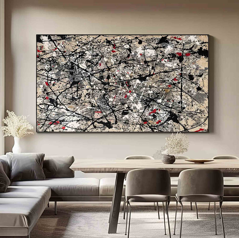 Pollock style art #H004