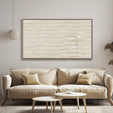 Beige Wabi-Sabi wall art Beige Abstract art Beige Minimalist Canvas Art 