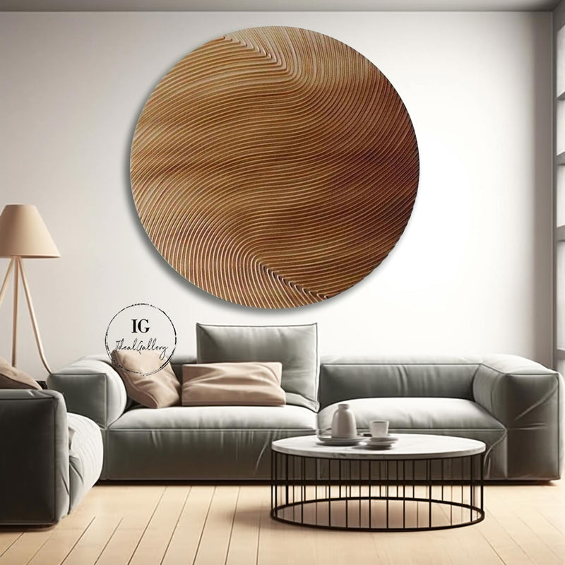 Circular painting #C022