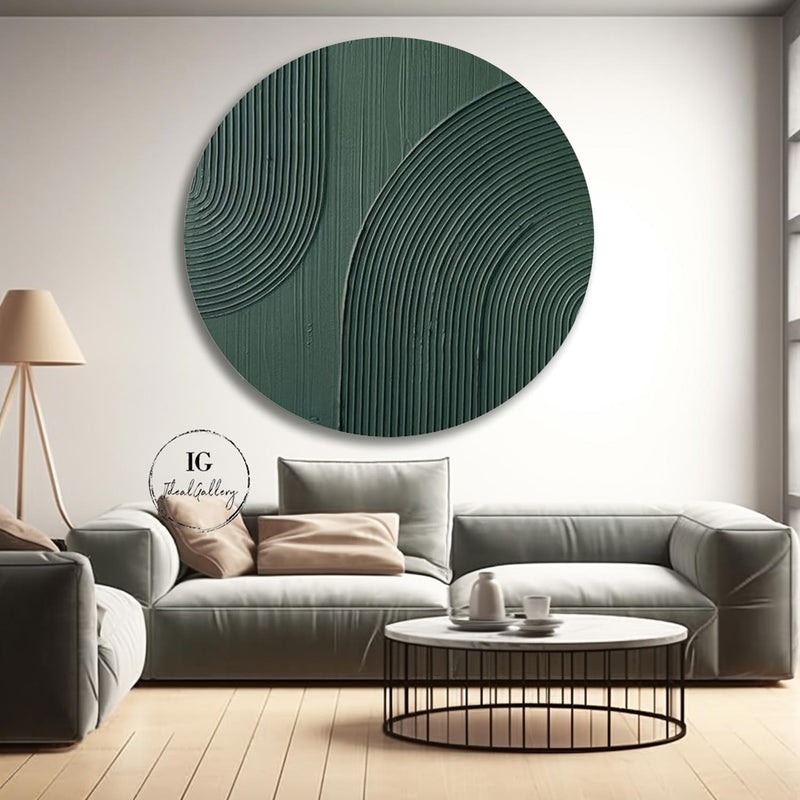 Circular painting #C017