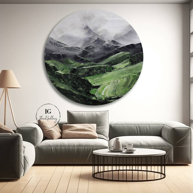 Circular painting #C013