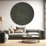 Circular painting #C018