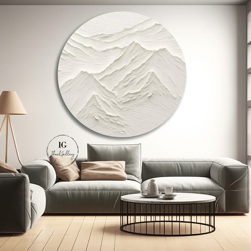 Circular painting #C027