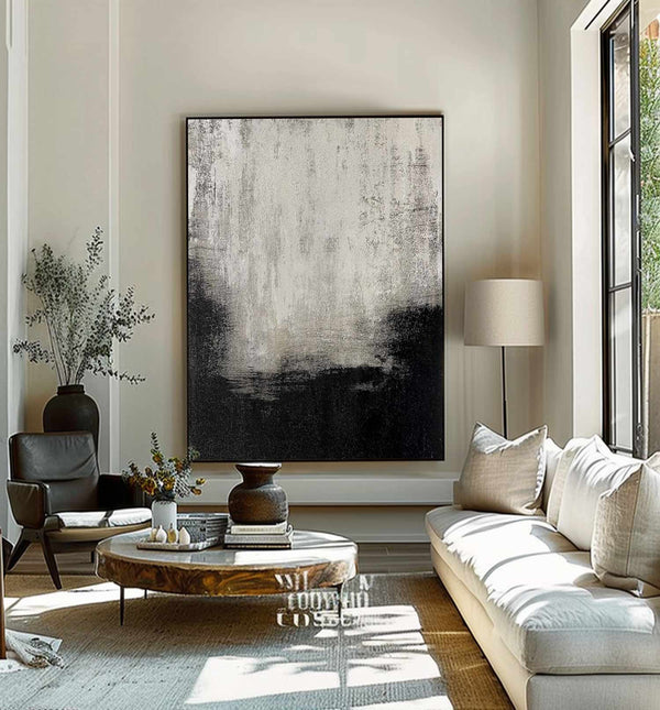 Black white abstract Art black and white wall art black and white wall decor Black and white textured wall art