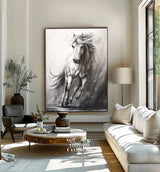 horse oil painting Horse Oil Painting animal wall art Horse Wall Art Personalized Gifts