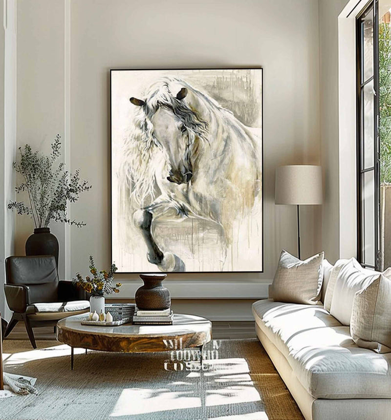 horse oil painting Horse Oil Painting animal wall art Horse Wall Art Personalized Gifts