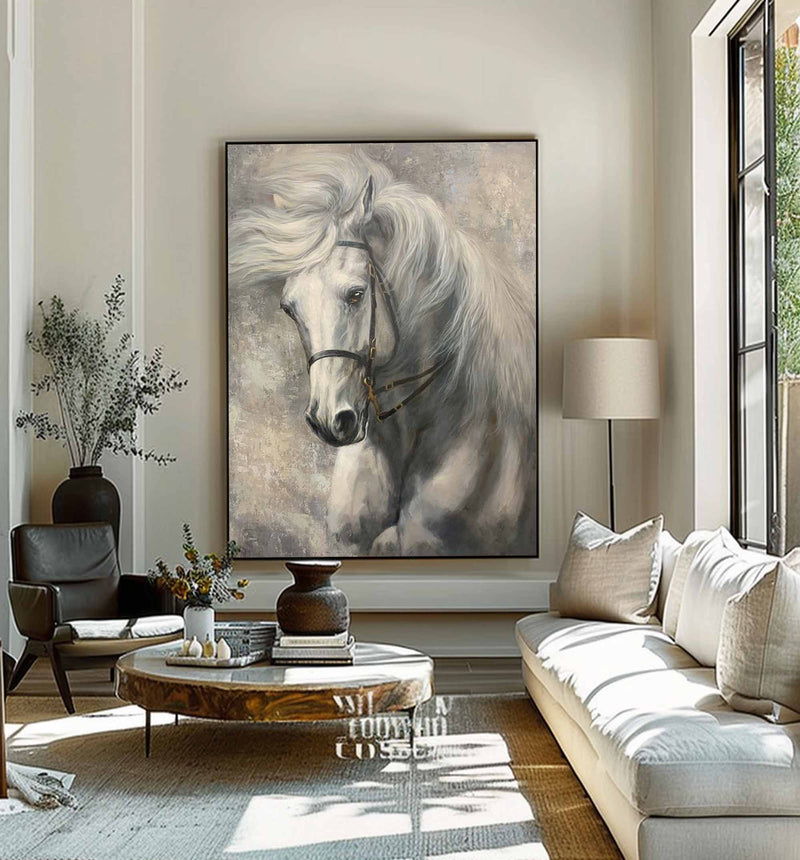 horse oil painting Horse Oil Painting animal wall art Horse Wall Art Personalized Gifts