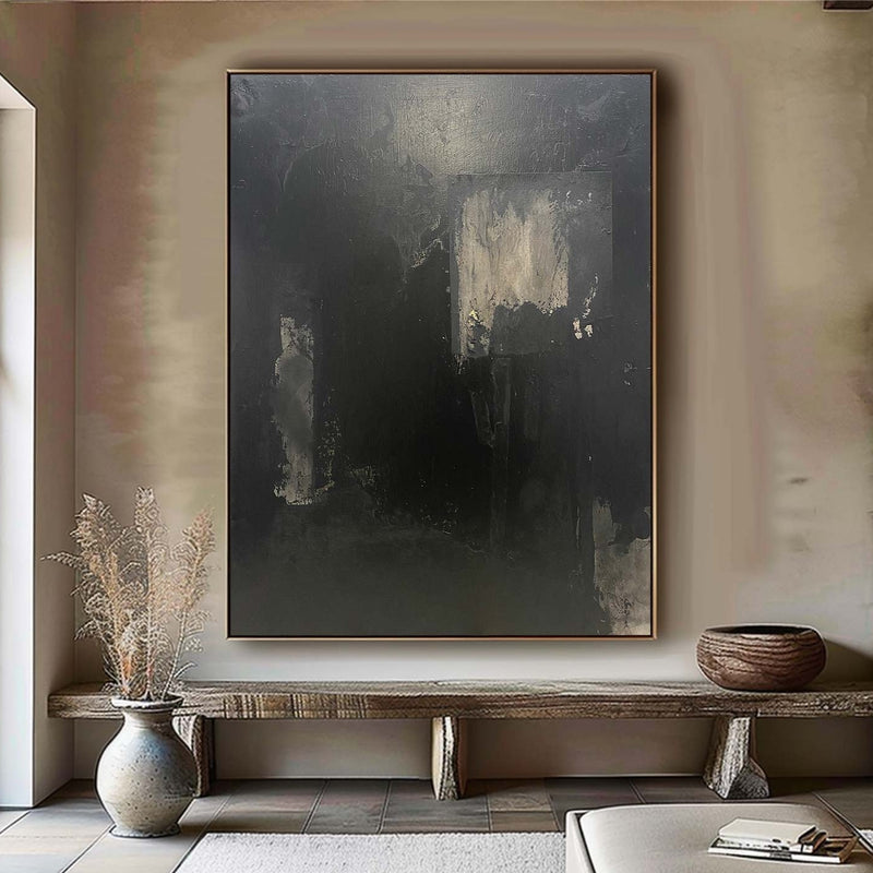 Black Wall Decor Gifts Black Wall Art Gifts Black Minimalist Art Black Textured Art Black Abstract Art