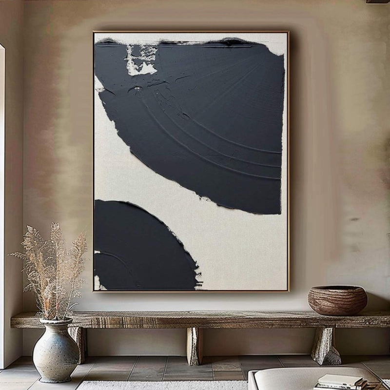 Black white abstract Art black and white wall art black and white wall decor Black and white textured wall art