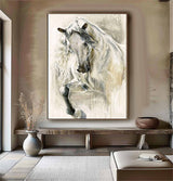 horse oil painting Horse Oil Painting animal wall art Horse Wall Art Personalized Gifts