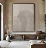 Grey Wall Decor Grey Wall Art Grey Textured Wall Art Grey 3D Wall Art Grey Minimalist Art