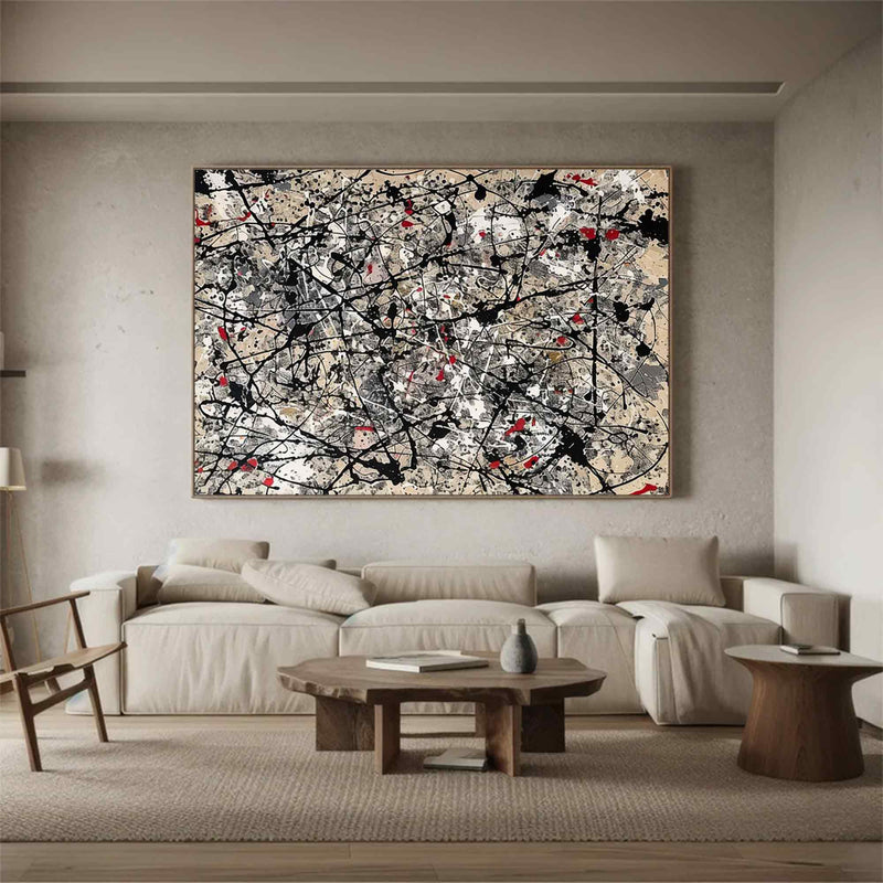 Pollock style art #H004