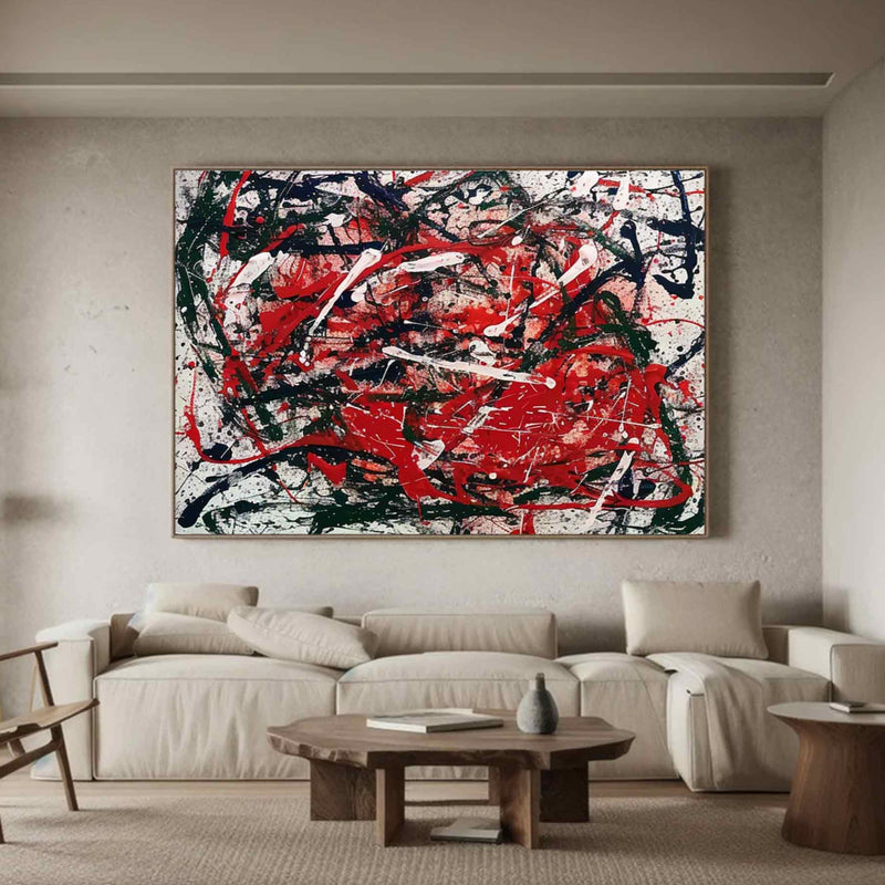 Pollock style art #H011