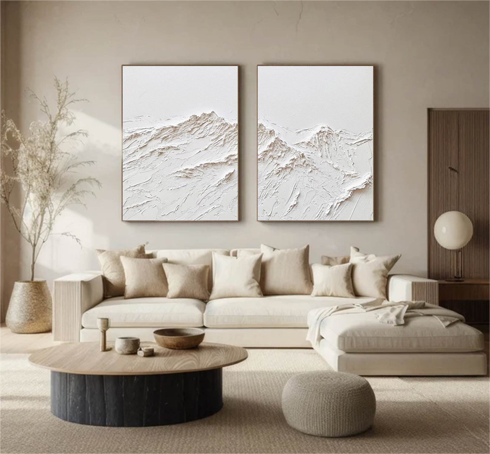 Set of 2 wall art #S016