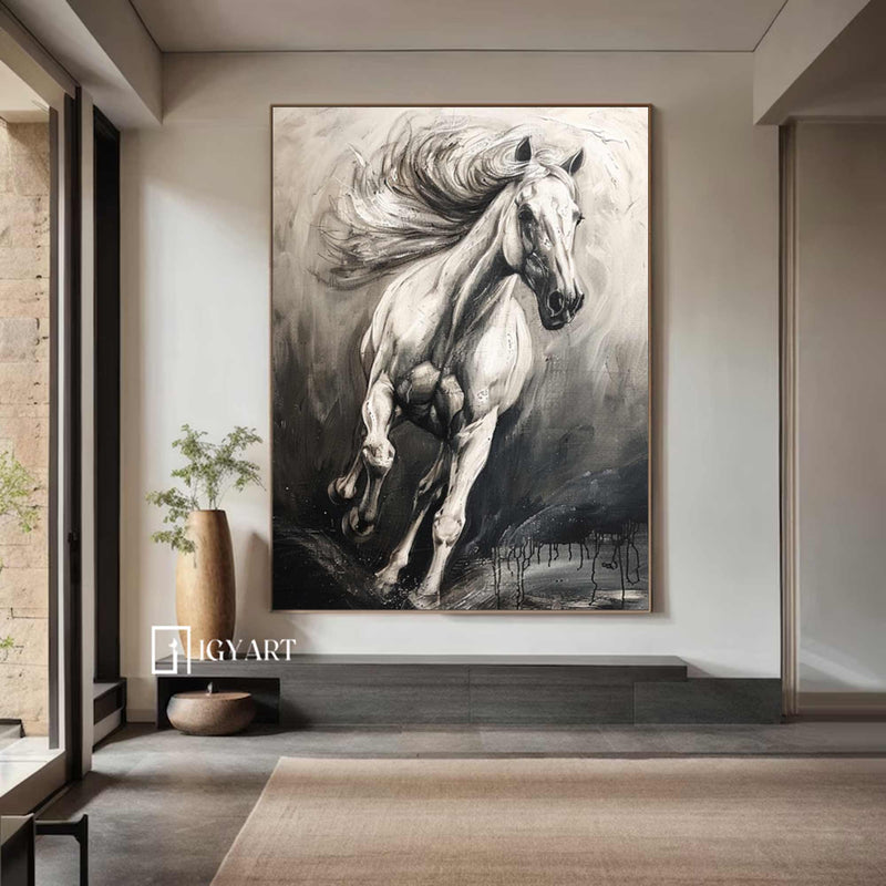 horse oil painting Horse Oil Painting animal wall art Horse Wall Art Personalized Gifts