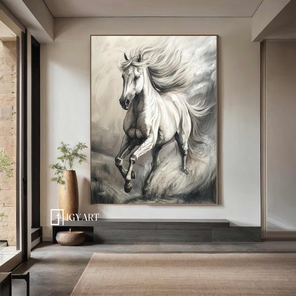 horse oil painting Horse Oil Painting animal wall art Horse Wall Art Personalized Gifts